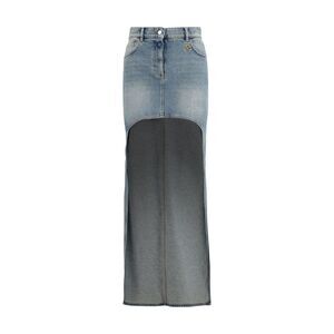 Courrèges Blue Denim Women's Skirt